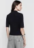 BLUSA CANELADA GOLA ALTA PRETA - DZARM - Menina Luz