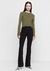 BLUSA AJUSTADA MANGA LONGA VERDE MILITAR - DZARM - comprar online