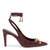 SCARPIN SANTA LOLLA SLINGBACK AMARRAÇÃO COURO MARROM