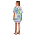 VESTIDO ESTAMPADO MOSAICO VERDE E AZUL - COLCCI - comprar online