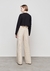 BLUSA CROPPED AMPLA MANGA LONGA - PRETO DZARM - Menina Luz