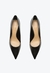 SCARPIN SCHUTZ LENA LOW COURO PRETO