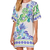 VESTIDO ESTAMPADO MOSAICO VERDE E AZUL - COLCCI