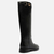 BOTA PRETA COURO CANO LONGO MONTARIA METAL FEMININO AREZZO - loja online