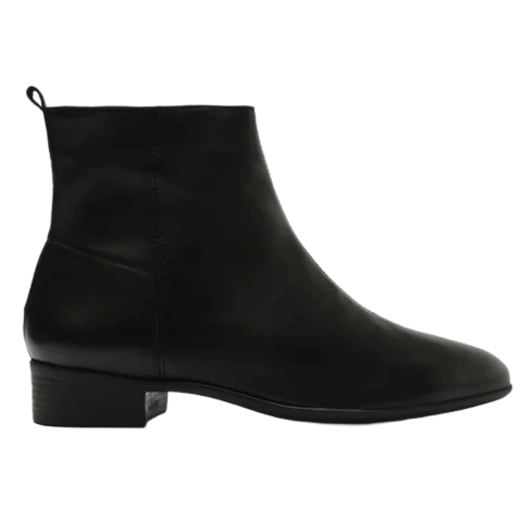 BOTA AREZZO PRETA CANO CURTO SALTO BAIXO CONFORT ORIGINAL