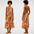 VESTIDO MIDI COM MARIAS E ASELHAS COSTAS-OFF WHITE - CACAY na internet