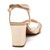 SANDÁLIA LIA LINE SALTO DOURADA COURO - comprar online