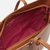 BOLSA SHOPPING MARROM GRANDE CHARM METAL - Menina Luz