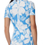 VESTIDO CANELADO ESTAMPADO ORVALHO AZUL na internet