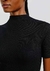 BLUSA BÁSICA GOLA ALTA EM RIBANA CANELADA PRETO - HERING na internet