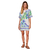 VESTIDO ESTAMPADO MOSAICO VERDE E AZUL - COLCCI na internet