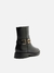 BOTA AREZZO PRETA COURO CANO CURTO DETALHE METAL - comprar online