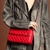BOLSA VERMELHA VERNIZ GLOSSY MATELASSÊ ALÇA CORRENTE - comprar online