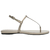 SANDALIA AREZZO RASTEIRA PRATA SLIM BICO REDONDO