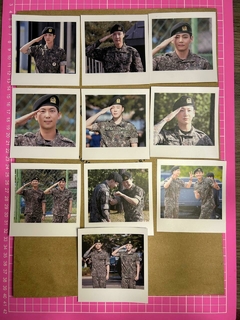 10 Polaroides ADESIVAS BTS Serviço Militar | Kit Lili cantou, mas ainda falta um! 6 Membros | Nuna Club - Nuna Club