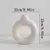 Vaso de flores branco nórdico projetado
