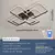 NEO Gleam-Lustre LED Moderno para Sala de Estar - loja online