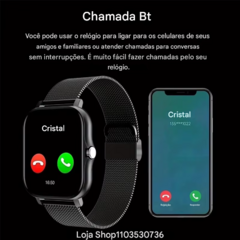 Relógio inteligente esportivo, monitor de saúde, à prova da agua, para homens, mulheres, ios, xiaomi - loja online