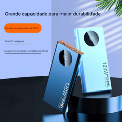 80000mah banco de potência de alta capacidade 120w carregamento super rápido - loja online