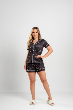 Pijama Americano Curto Estampado na internet
