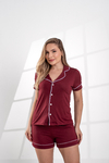 Pijama Americano Curto Liso - comprar online