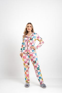 Pijama Americano Longo Estampado Snoopy