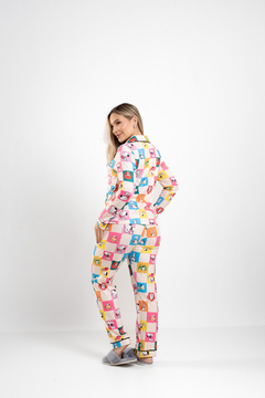 Pijama Americano Longo Estampado Snoopy na internet
