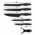 Jogo De Facas Inox 6 Peças Cozinha Churrasco B-Max BM-F989 - comprar online