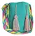 Bolso Wayuu Amywayuu Grande Al Hombro Verde Turquesa en internet