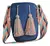 Bolso Wayuu Amywayuu Grande Al Hombro Azul - amywayuu