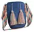 Bolso Wayuu Amywayuu Grande Al Hombro Azul - comprar en línea