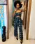 Conjunto pantalona com top na internet