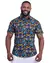 Camisa Social Manga Curta Azul - comprar online