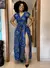 Vestido longo multiuso com fenda F15 na internet