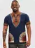 Camiseta azul marinho – Dashiki - Kuavi