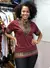Camiseta Vinho – Dashiki - loja online