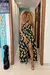 Vestido Longo com fenda multi uso Floral - comprar online
