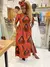 Vestido longo + turbante