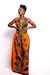Vestido multi-uso Laranja F07 na internet