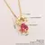 sun moda meninos e meninas charme colar banhado a ouro zc zircão oco pingente c - comprar online