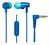 Auricular Urbano Audio-technica Ath-clr100isb Con Microfono Azul - comprar online