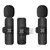 microfono 2 mic celular usb tipo c megan tech k9 negro - comprar online
