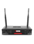 set x2 microfonos inalambricos novik unk 330 uhf 70m maletin - tienda online