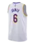 Regata NBA Los Angeles Lakers Association Edition Swingman Jersey LeBron James 6 Branca na internet