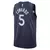 Regata NBA Minnesota Timberwolves Icon Edition Swingman Jersey Anthony Edwards 5 Azul na internet