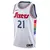 Regata NBA Philadelphia 76ers City Edition 24/25 Swingman Jersey Branca Joel Embiid 21 - comprar online