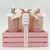 Set de regalo Vitanature canasta madera rosa