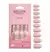 Kit Uñas Postizas Press On y Stickers Coffin Baby Boomer Belvita