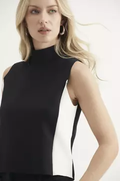 Blusa Bicolor Zurique - comprar online