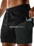 Kit 2 Bermuda 2 em 1 Shorts Academia Masculina Treino Elastano Esporte.